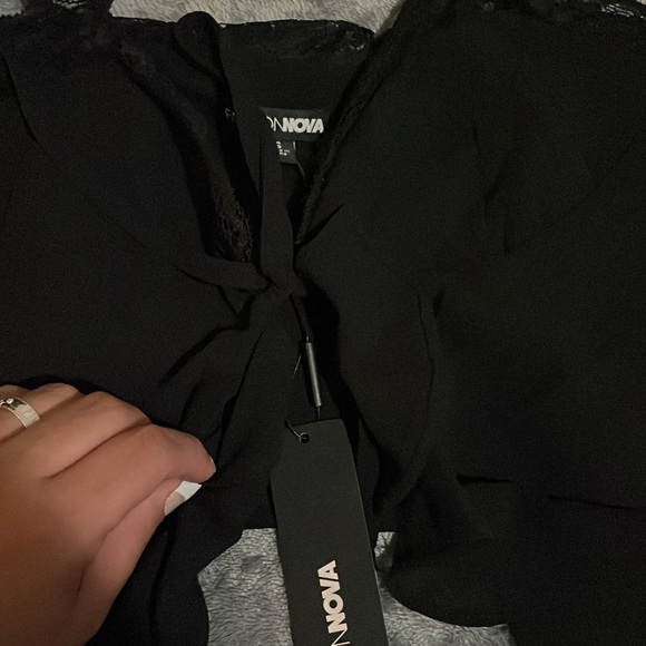 Black fashion nova top - Picture 1 of 5